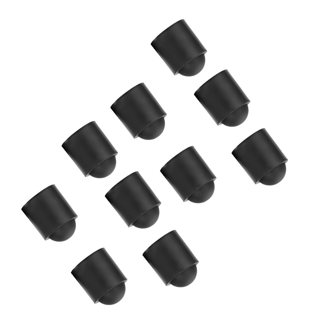 10 шт. резиновый чехол для бильярдного кия, защитный колпачок для бильярдного кия, аксессуар (черный)