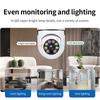 5MP E27 Bulb Surveillance 4X Digital Zoom Camera 2.4G 5G WiFi Wireless Baby Monitor Cameras AI Tracking Home Color Night Vision CCTV Cam