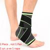 1 PC Athletic Ankle Brace Compression Strap Sleeves Support 3D Weave Elastic Bandage Foot Guard Gear Gym Fitness