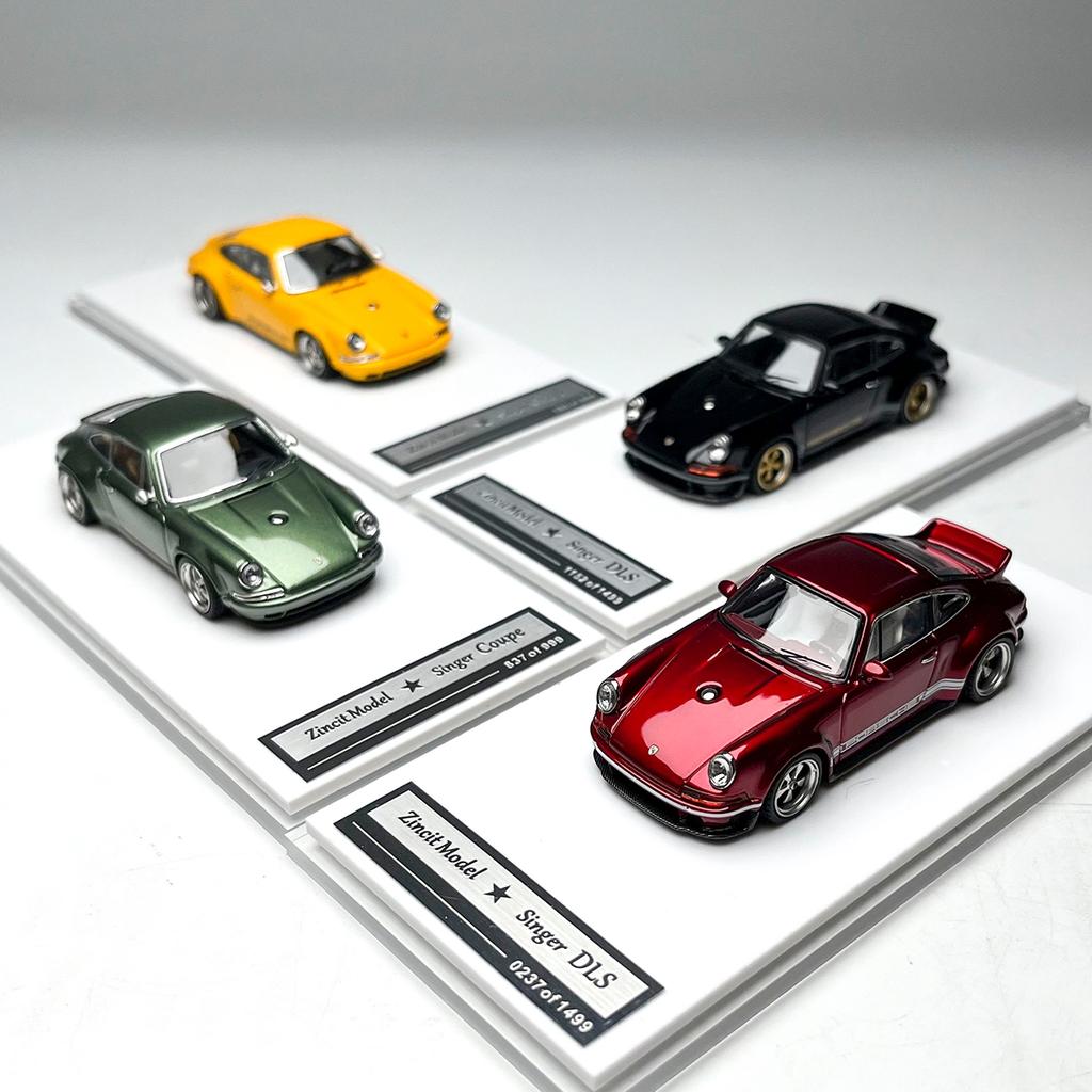 ZM 1:64 Scale Diecast Alloy Porsche 911 Singer Coupe DLS Toys Cars Model Classics Nostalgia Adult Gifts Souvenir Static Display