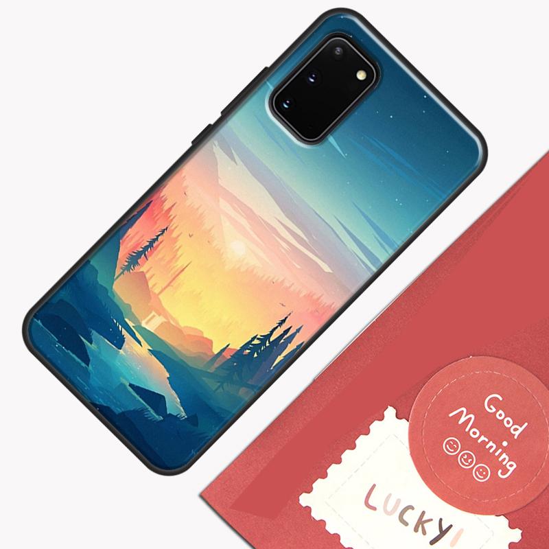 Чехол для телефона 'Звездное озеро горы' для Samsung Galaxy S26 S25 Ultra S20 S21 S22 S23 S24 S10 Plus S25 FE Защитный корпус