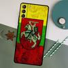 Lithuania Flag Lithuanian Case For Samsung Galaxy S23 Ultra S8 S9 S10 S22 Plus Note 10 20 Ultra S20 FE S21 FE Cover