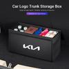 AAOB1 Car Trunk Organizer Box Large Capacity Auto Storage Bag Tools For KIA Sportage Seltos Sorento K3 K4 Soul Carnival EV6 EV9 K5 EV5