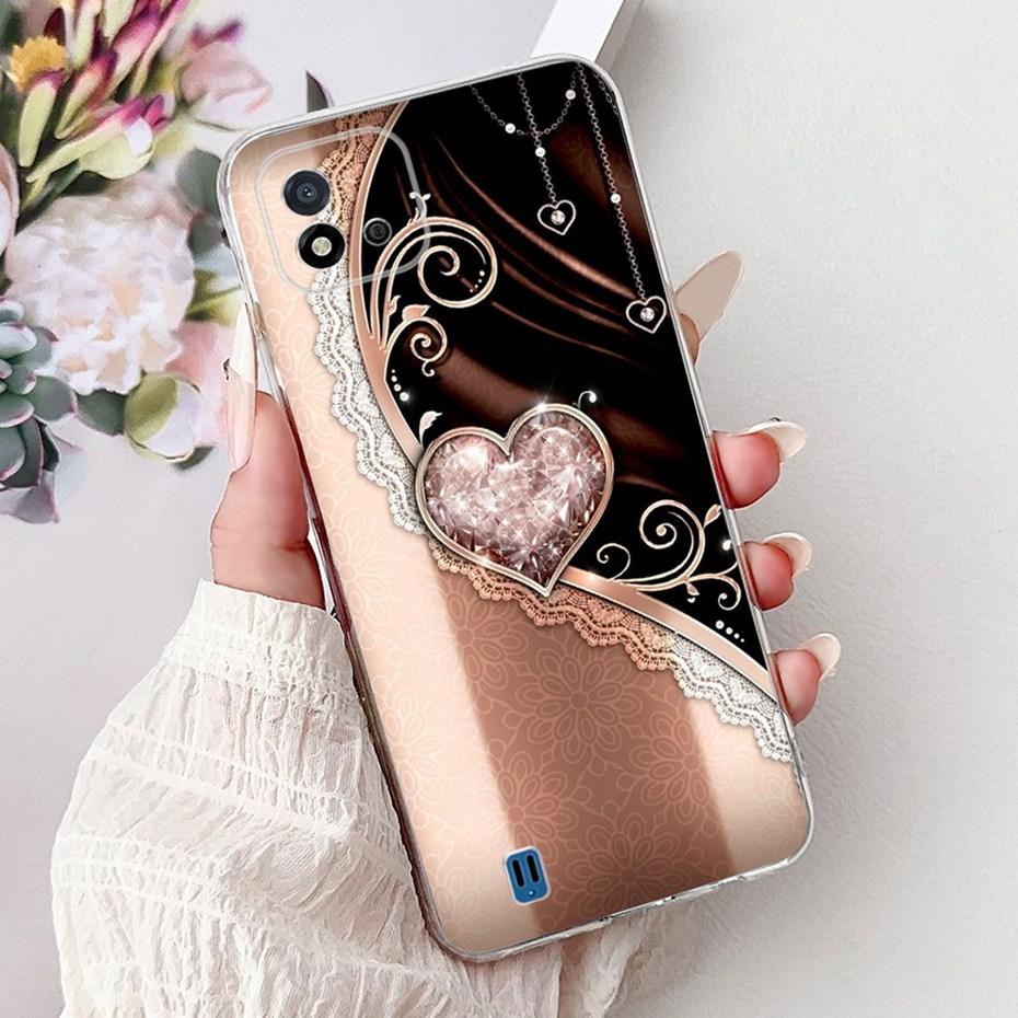 Cute Cartoon Case For Realme C11 (2021) Soft Silicone TPU Back Cover For Realme C11 2021 RMX3231 Phone Cases