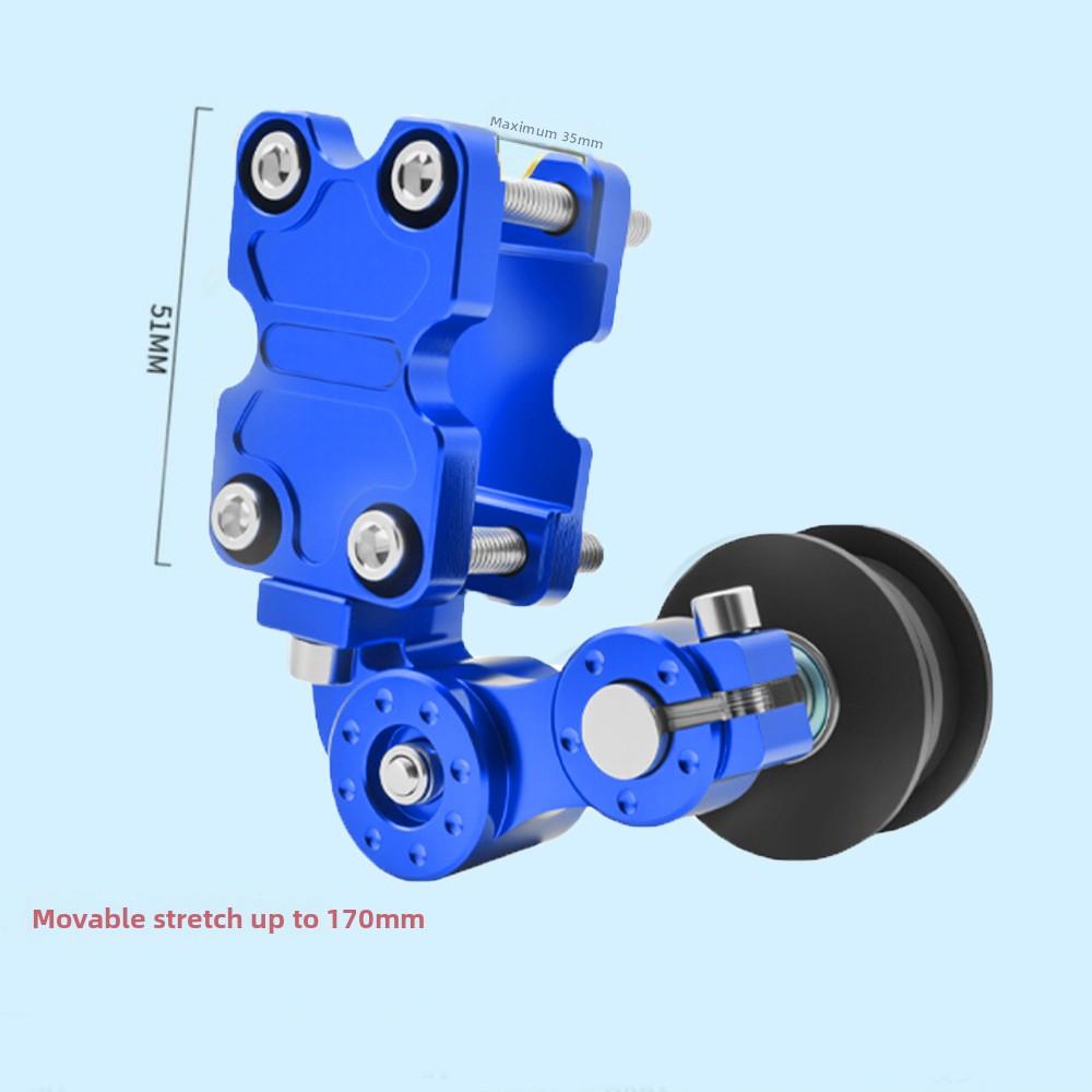 Aluminum Alloy Motorcycle Chain Adjuster Motorbike Roller Tightener Motorcycle Parts Modification