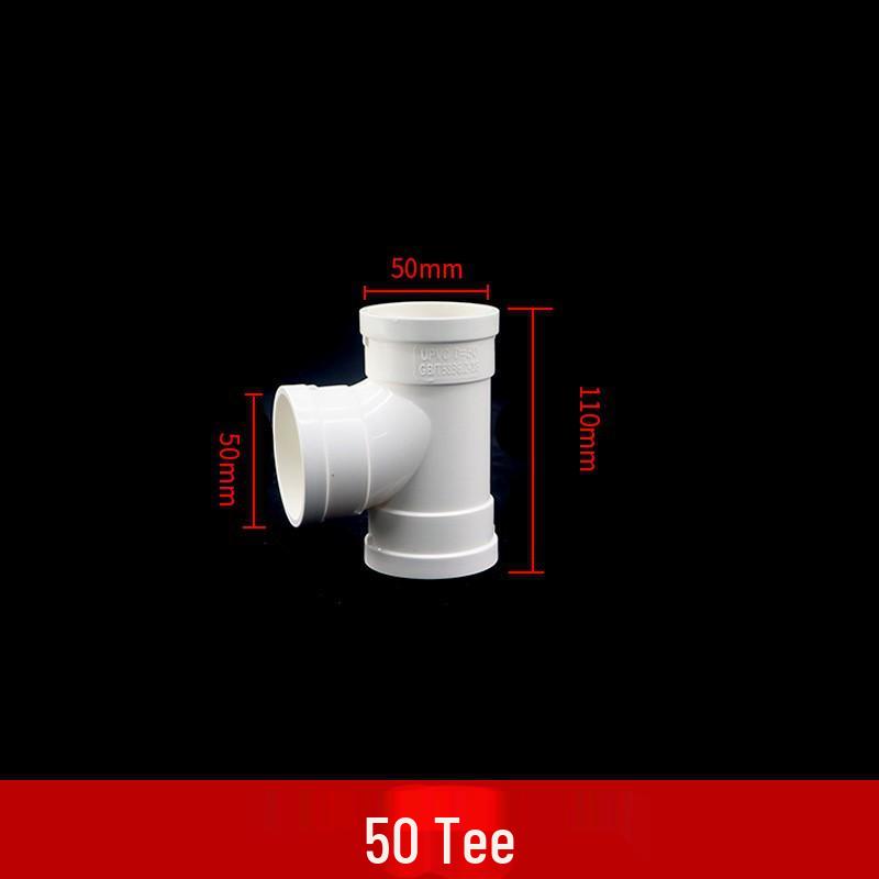 PVC Drainage Reducing Unequal Tee with Inspection and Socket Spigot
