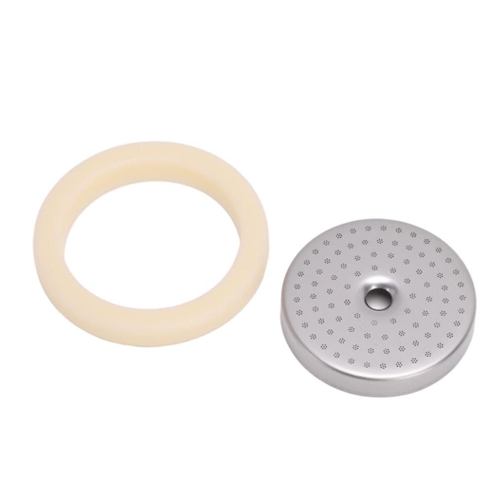 Shower Screen with Steam Fit for 450 500 Coffee Machine 54mm Stainless Steel Filter Shower Screen Silicone Steam