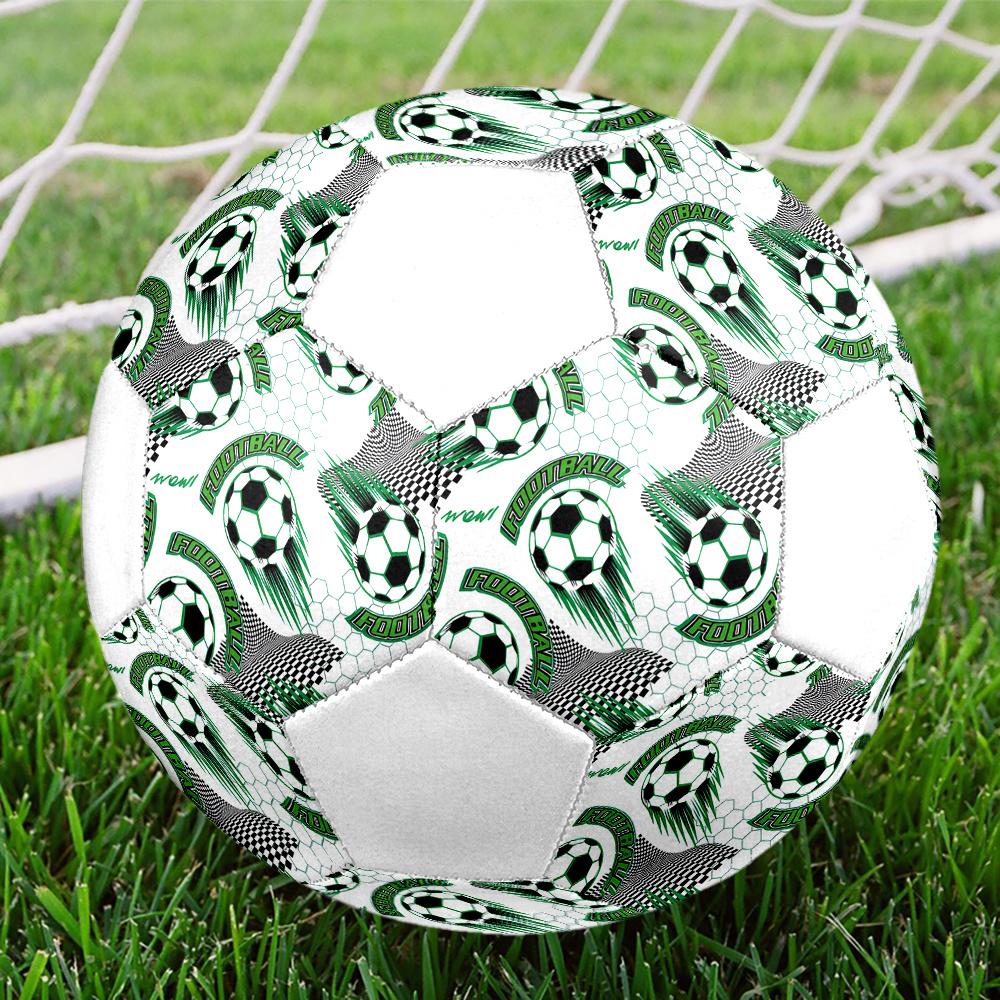 1pc Soccer Ball Soccer Ball Size 5 Football Machine Sewn Indoor/Outdoor Universal Football Q1