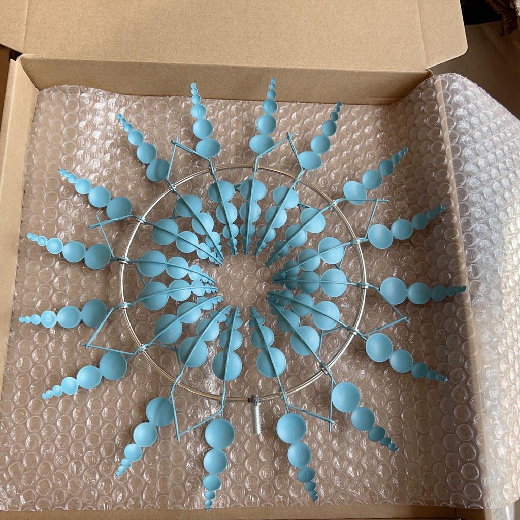 Креативная уличная кованая железная ветряная мельница: Вращающееся металлическое садовое украшение