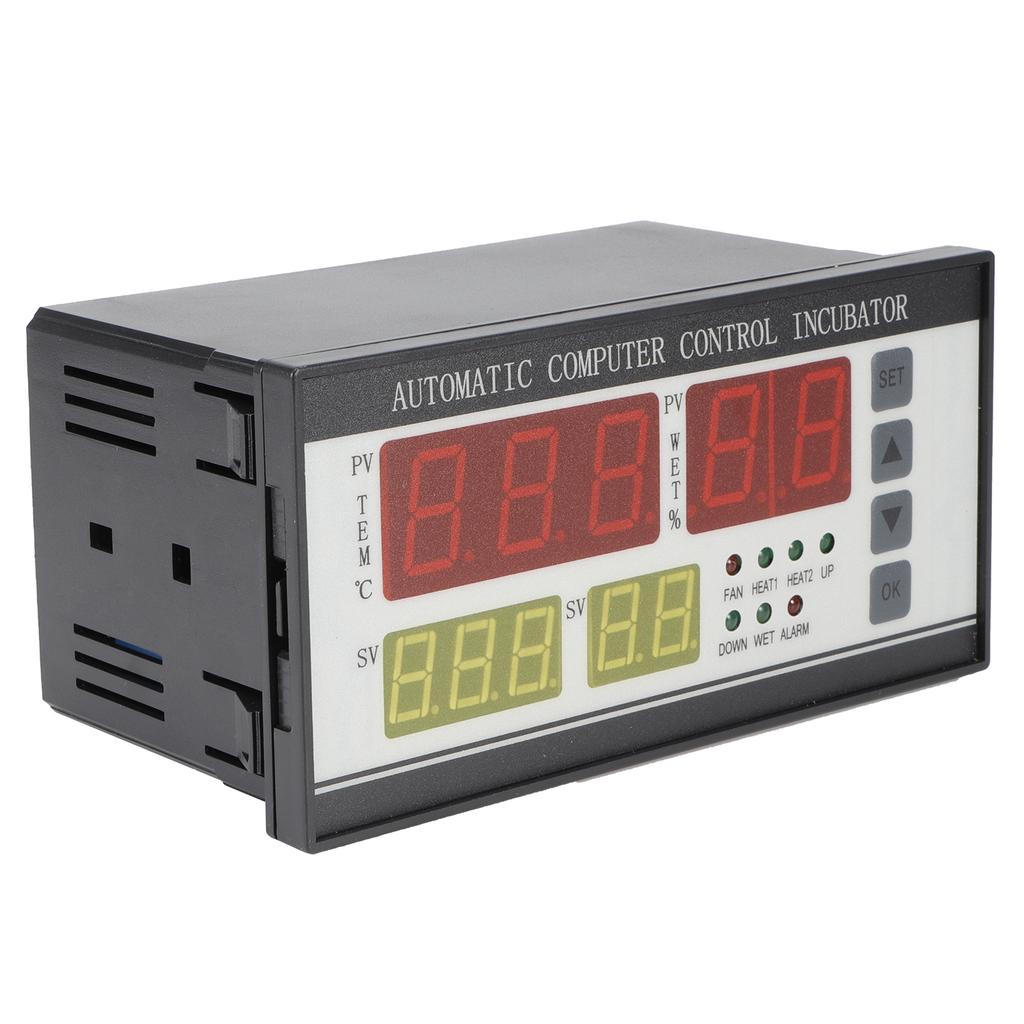 220V Incubator Thermostat High Accuracy Automatic Egg Turning Temperature Humidity Controller