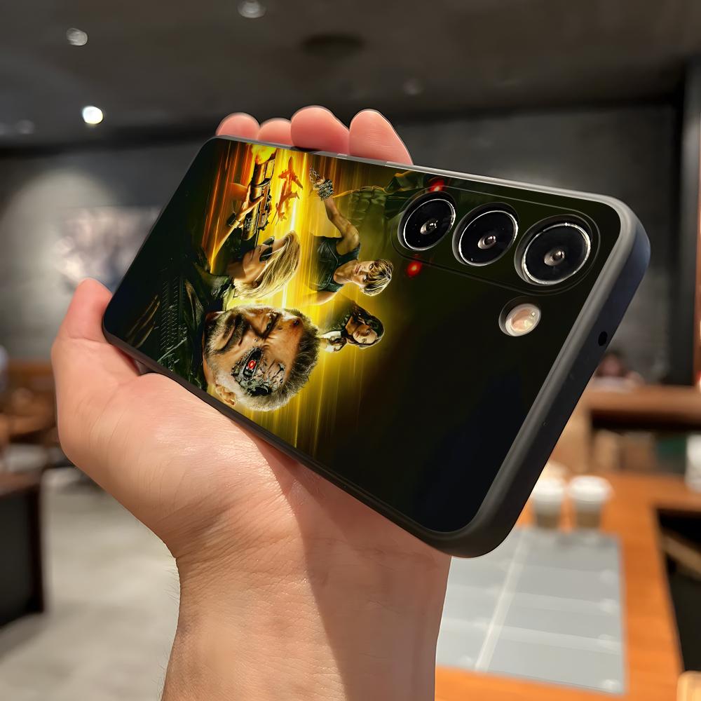 Movie The T-Terminator Phone Case For Samsung A56 A36 A26 A16 A15 A25 A35 A55 A14 A34 A24 A54 Black Soft Shell