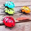 Заводная пружина божья коровка семиточечная детская игрушка/Имитация жука Золотая черепаха Качающаяся божья коровка/Детская познавательная игрушка