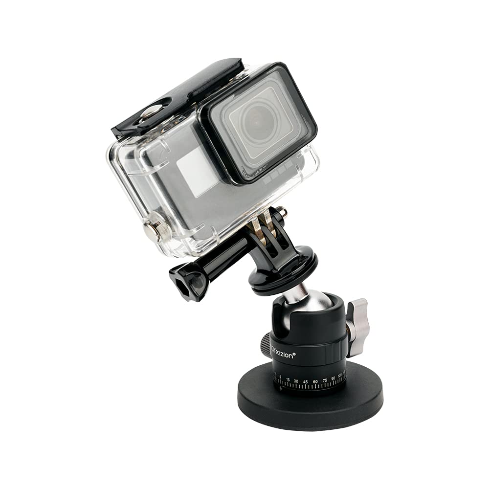 PROfezzion Magnetic Camera Stand Stand Tripod Head GoPro Magnetic Compatible with GoPro Hero Insta360 Ace Pro DJI Osmo Action Action Olympus Tough and