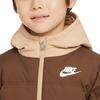 Nike Пуховая куртка коричневого/хаки цвета, детская, 3-7 лет, HV7184-247