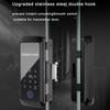 Tuya Smart Lock Замок отпечатков пальцев Дверной замок Клавиатура Дверной замок с ручкой Электронный отпечаток пальца