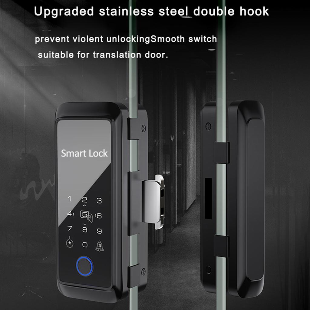 Tuya Smart Lock Замок отпечатков пальцев Дверной замок Клавиатура Дверной замок с ручкой Электронный отпечаток пальца