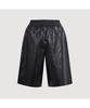 LUCKY CHOUETTE Fake Leather Back Banding Midi Pants (Black)_Lfpom25220Bkx