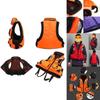 Buoyancy Adult Life Jacket With Detachable Neckline For Sailing And Kayak Safety**
