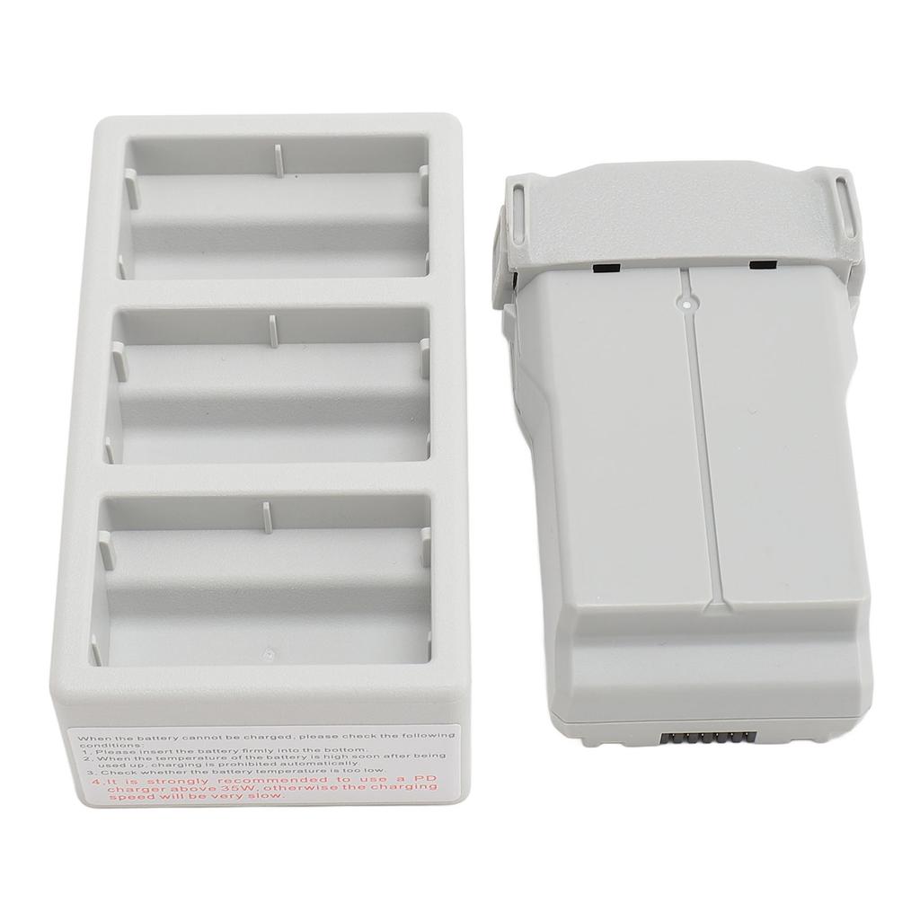 Сменный аккумулятор 3850 мАч 7,38 В и 3-портовый хаб для зарядки аккумуляторов для дронов Mini 3 3Pro 4 4Pro с питанием