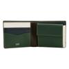 Takeo Kikuchi Men's Margo II Bifold Wallet, Genuine Leather, 780613, Cowhide Leather, 05, Green