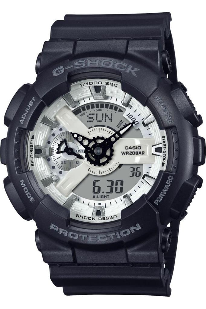Casio G-Shock GA-110WD-1A Серия 110 Аналогово-цифровые кварцевые часы, Мужские, Белые
