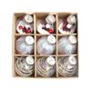 9pcs DIY Painted Christmas Hanging Balls 6cm Merry Christmas Decor  Party Favors