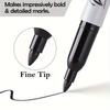 Fine Point Permanent Markers Pens, Perfect for Classroom, Office, Durable and Long-Lasting. No Suitable for Whiteboard