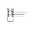 1Pcs LED Candle Light Remote Battery Operated Electric Decorative Candles Flickering Moving Wick Christmas Swing Candle Lamps