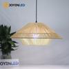 JOYINLED Бохо ротанговый подвесной светильник 50 см, светодиодный люстра из бумажной веревки E27, плетеный подвесной светильник для спальни, кухонного острова, гостиной