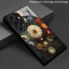 Чехол для мобильного телефона с 2D-рисунком карты звездного неба для Samsung S26 S25 S24 S23 S22 S21 S20 A56 A36 A16 - Стеклянная защитная крышка