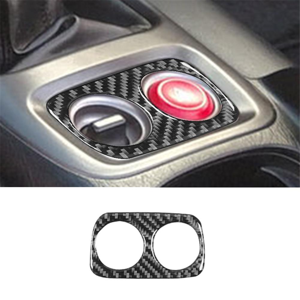 Автомобильная внутренняя дверная ручка, кнопка водителя, центральная панель переключения передач для Honda S2000 2000-2009, стиль из углеродного волокна
