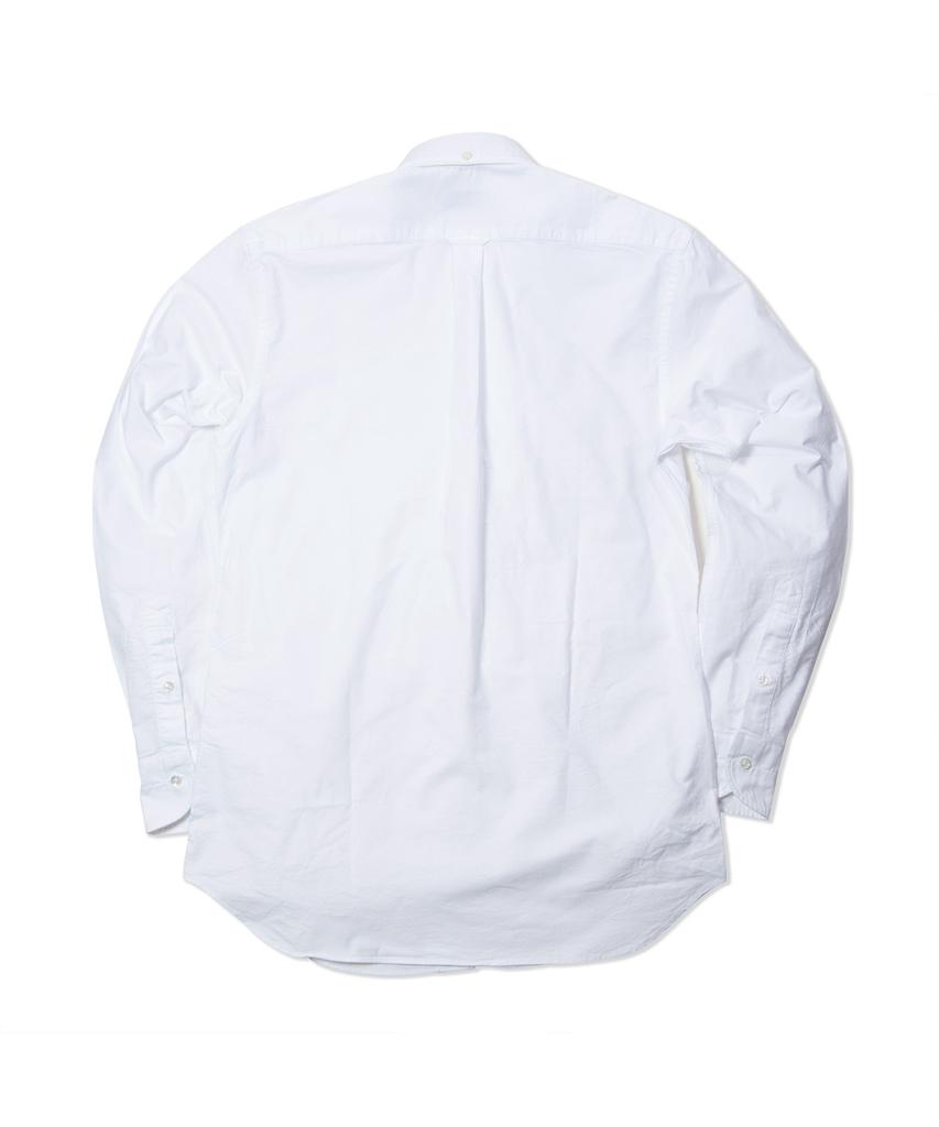 PRODESHIRT [Обычный] Оксфордская рубашка D-300 (белый)