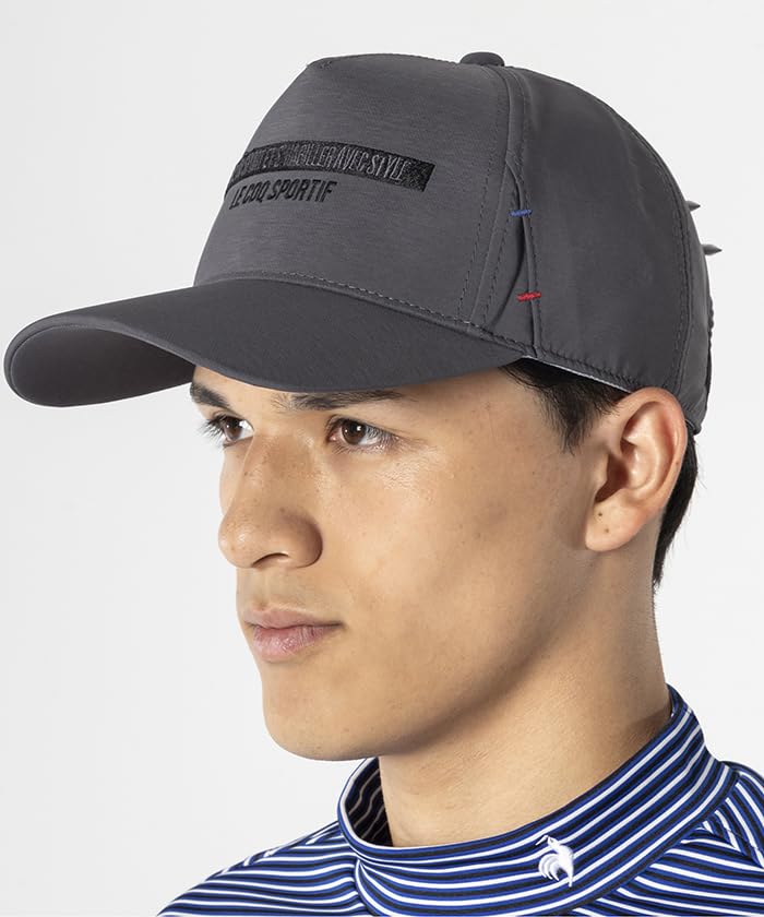 Coq Sportif Cap Cap Sunglasses Insert Tee Insert Sporty Golf LG4FCP02M GY00 [Le Golf] Golfer's Men's (Gray)