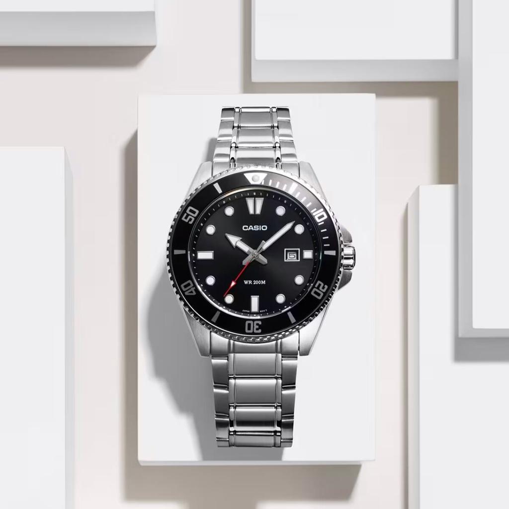 Мужские часы Casio Mdv-107D-1A1 Wr200 + Коробка