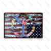 20X30Cm National Germany Netherlands Austria Russia Metal Sign Tin Sign City Travel Souvenir Wall Sticker Pub Home Decoration