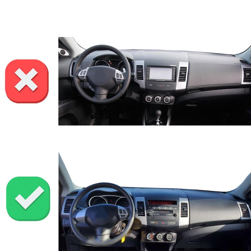 for Mitsubishi Outlander 2007 2008 2009 2010 2011 2012 Car Dashboard Mat Dash Mat Dashmat Sunshade Protective Carpet