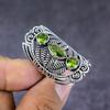 Peridot Handmade 925 Sterling Silver Gift Jewelry Ring Size 6 I3S23