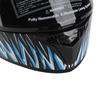 Full Face Motorcycle Helmet Street Bike Helmet for Men Women Unisex Good Breathability with Safety Buckle Blue L