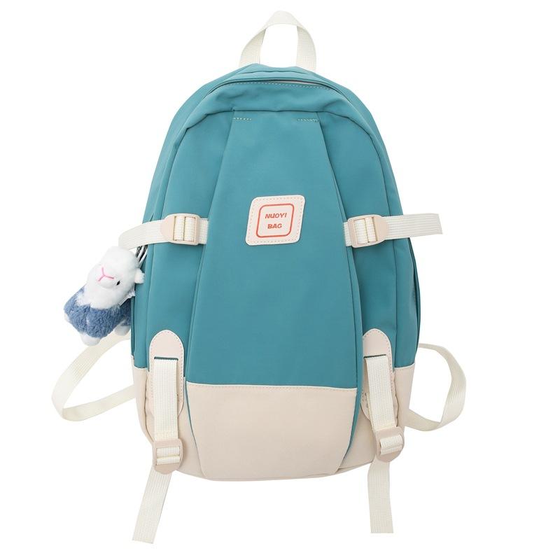 Schoolbag1011 New Japanese Simple Backpack Outdoor Leisure Large Capacity Backpack Korean Edition School Season Student School Bag