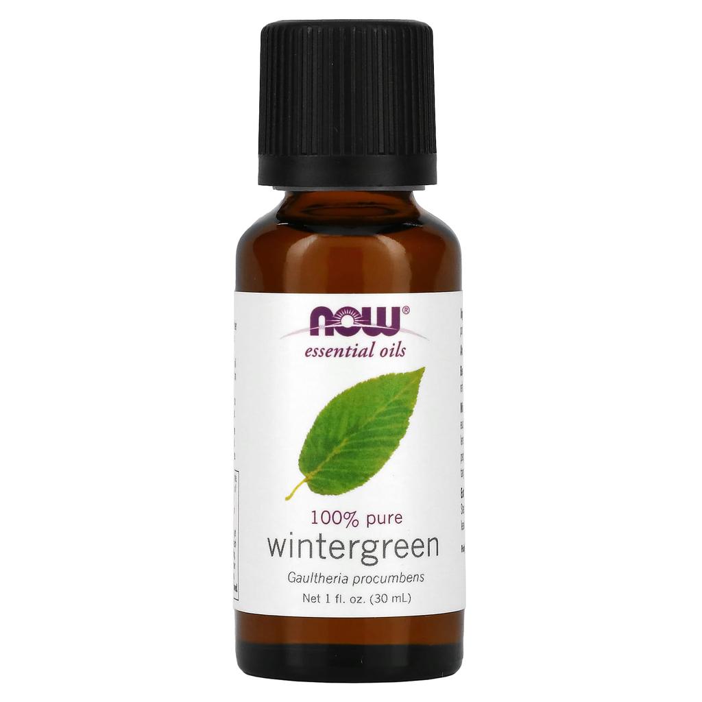 Now Foods Essential Oil, 100% Pure Wintergreen, 1 Fl Oz (30 Ml)
