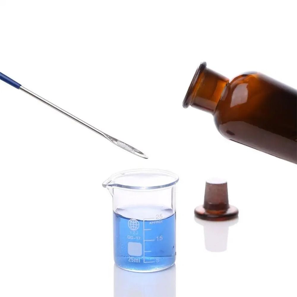 with Vinyl Handle Half Rounded Spoon Stainless Steel Stirring Rod  Cream Foundation Blender