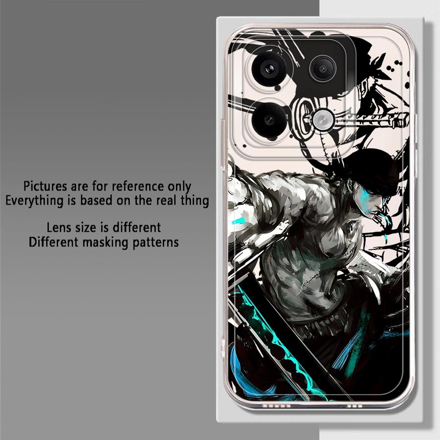 Крутой чехол-накладка из мягкого силикона One Piece для Xiaomi Redmi Note 14 Pro Plus 12 9 10 14C 11 11S 12S 13C 10S A4 Note 13