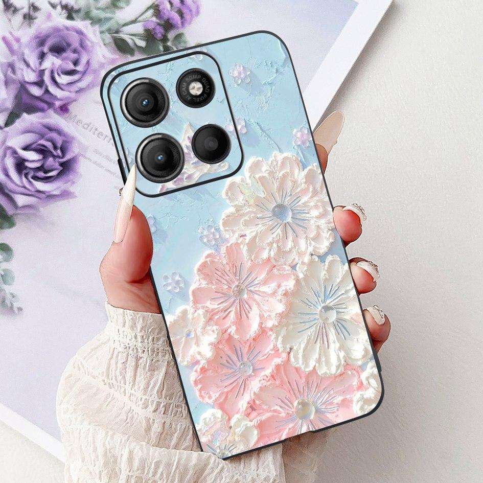 Силиконовый чехол для Motorola Moto G15 G75 2024 Cover Милый Панда Лев Ударопрочный ТПУ Чехлы для телефона Для MotoG15 MotoG75 G 75 G 15 Etui