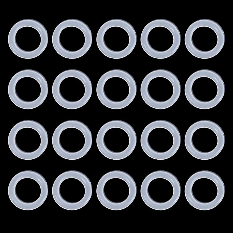 20PCS Plastic Bag Styling O-Ring Loops DIY Crochet Ring Circle Hook Craft Tool Accessory for Handbag