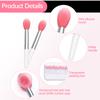 Dust-proof Cover Makeup Creative Silicone Lip Brush Exfoliating Lipstick Brush Lipstick Brush Set