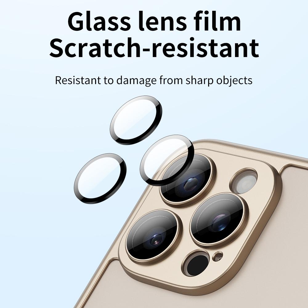 Тонкая матовая рамка с защитным чехлом для стеклянных линз для iPhone 16 15 14 13 12 Pro Max Plus, охлаждающая бамперная крышка с полым задником