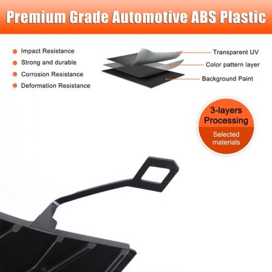 Black ABS Left Front Bumper Tow Hook Cover Cap For Toyota Supra A90 -25
