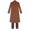 Hagrid Cosplay Costume Brown Uniform Adult Giant Ruber Hagrid Shirt Jacket Long Pants Men's Belt Carnival Party Disguise Set