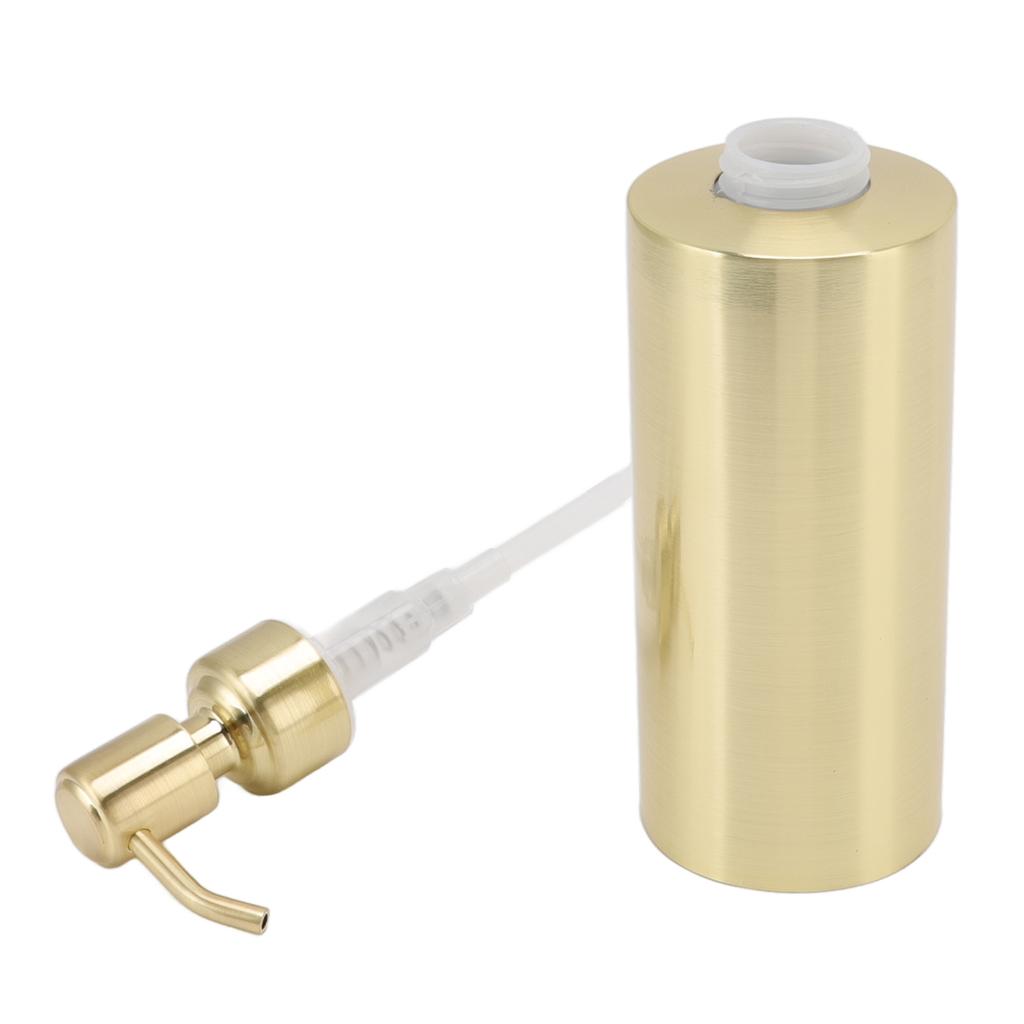 Диспенсер для жидкого мыла из нержавеющей стали, бутылка, большая емкость, домашний декор с помпой, для аксессуаров в ванную комнату