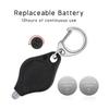 Mini LED Working Light Pocket Flashlight Portable USB Key Lamp Button Keychain Flashlight For Outdoor Camping Hiking Emergency